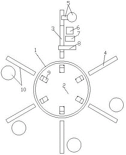 Automatic water meter gear assembling machine and assembling method thereof