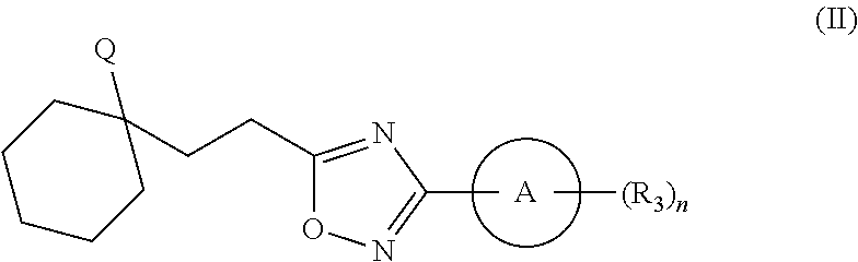 Substituted oxadiazole compounds