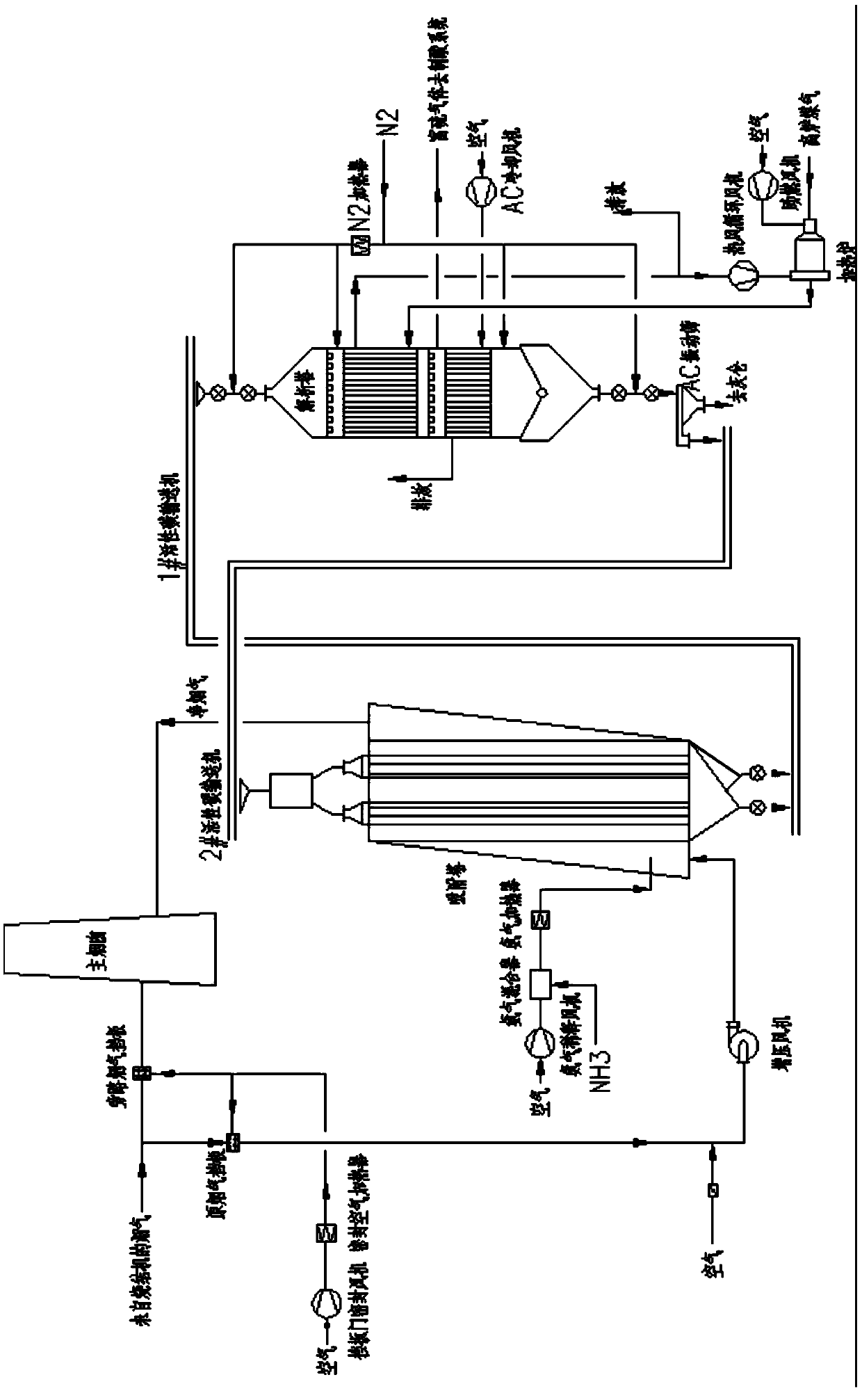 Recycling device for carbon powder