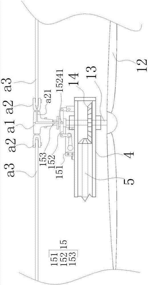 Co-rotating rotor mechanism provided with co-shaft double propellers and aircraft using co-rotating rotor mechanism