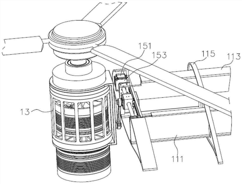 Rotor wing tilting mechanism, tilting rotor wing hovercar and flying device