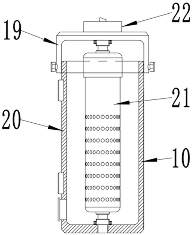 Automatic foreign matter cleaning device for middle-high voltage overhead transmission line