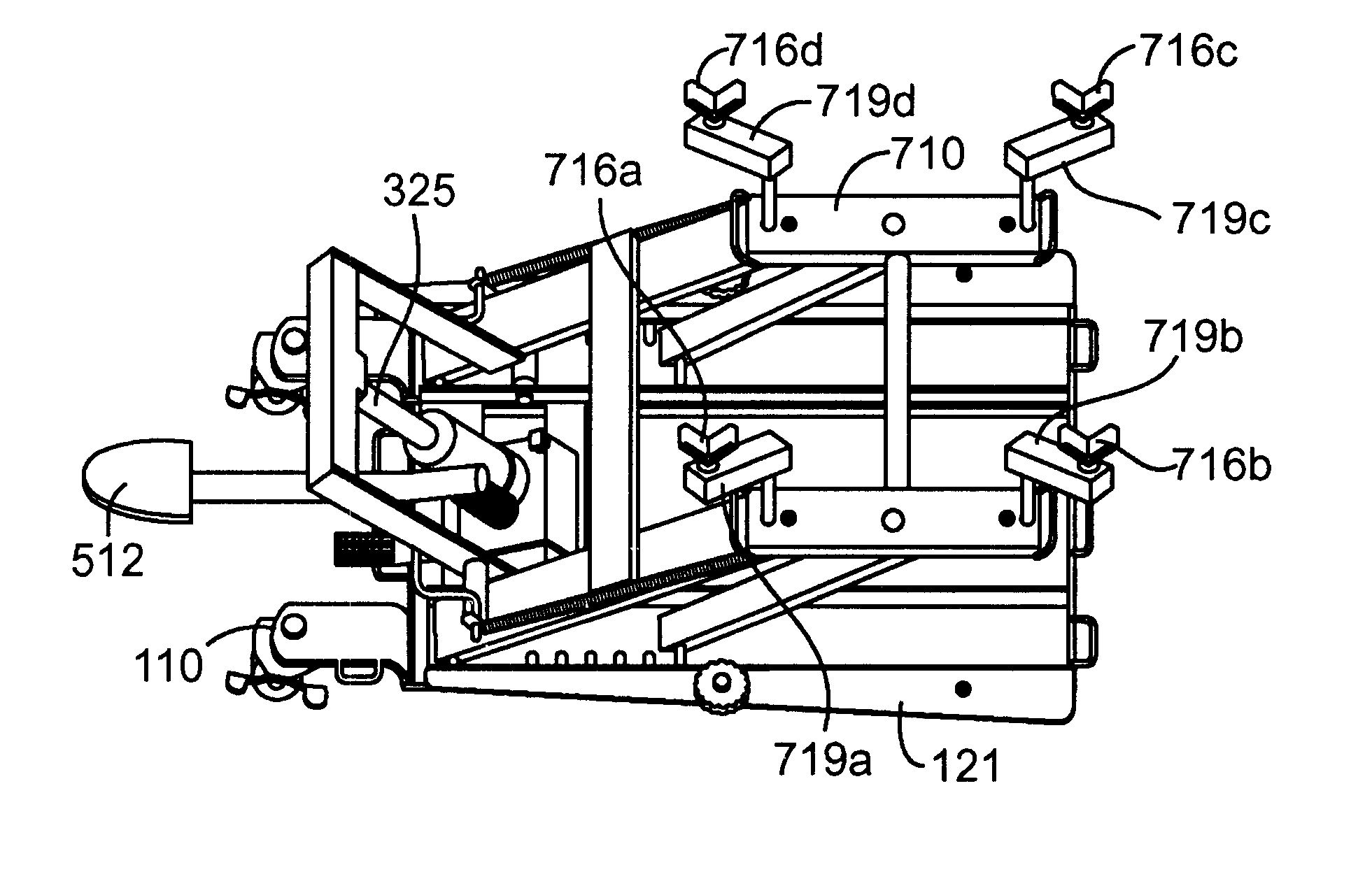 Adjustable stabilizer for jacks