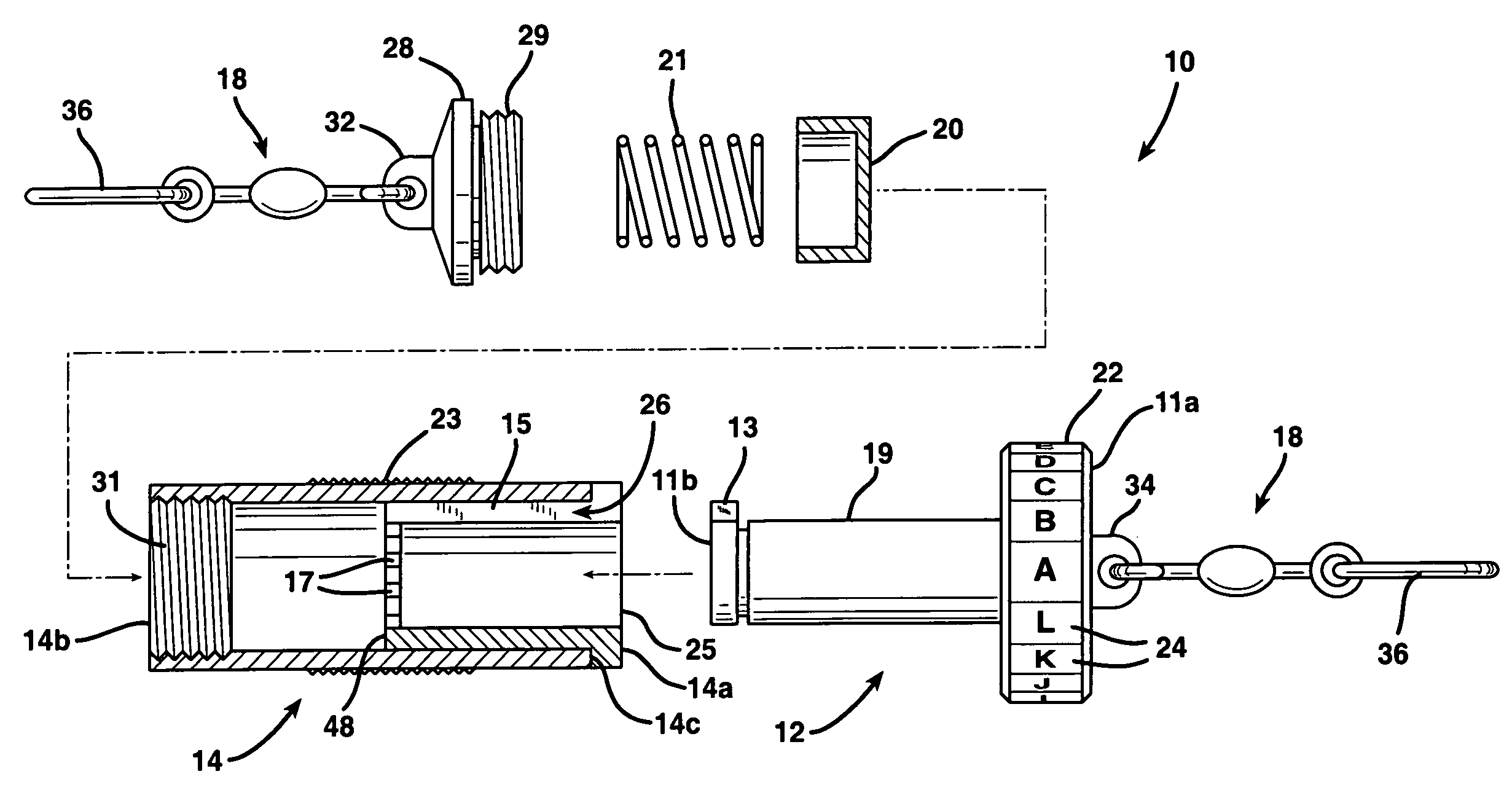 Keyless locking device