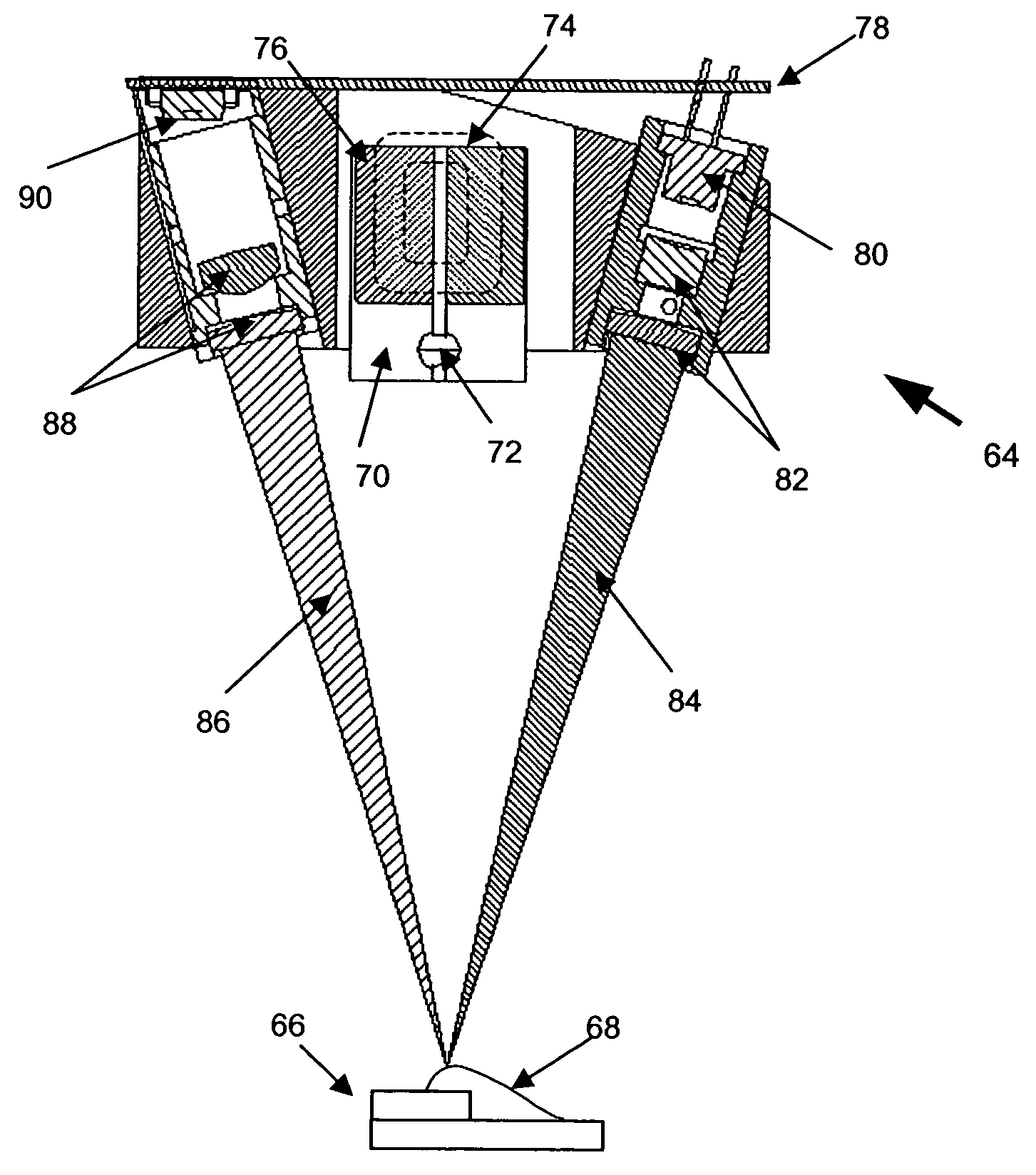 Wire loop height measurement apparatus and method