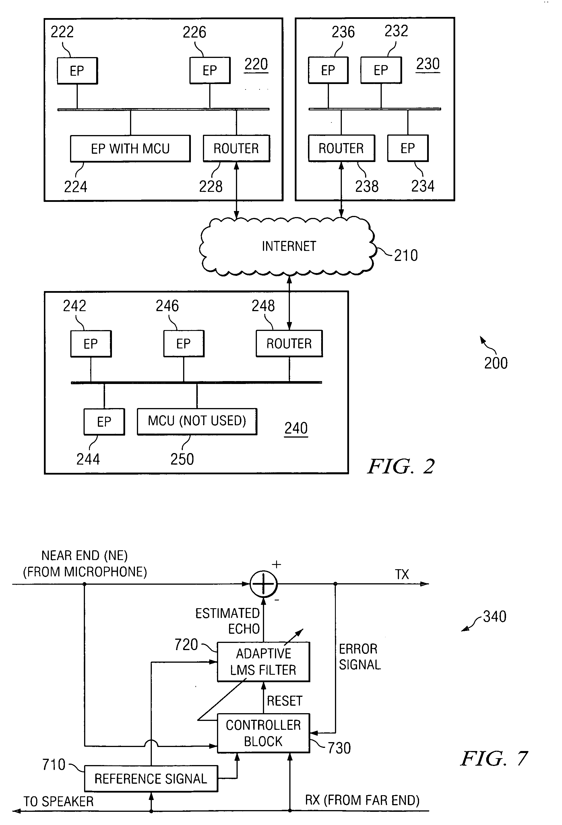 System and method for an endpoint participating in and managing multipoint audio conferencing in a packet network