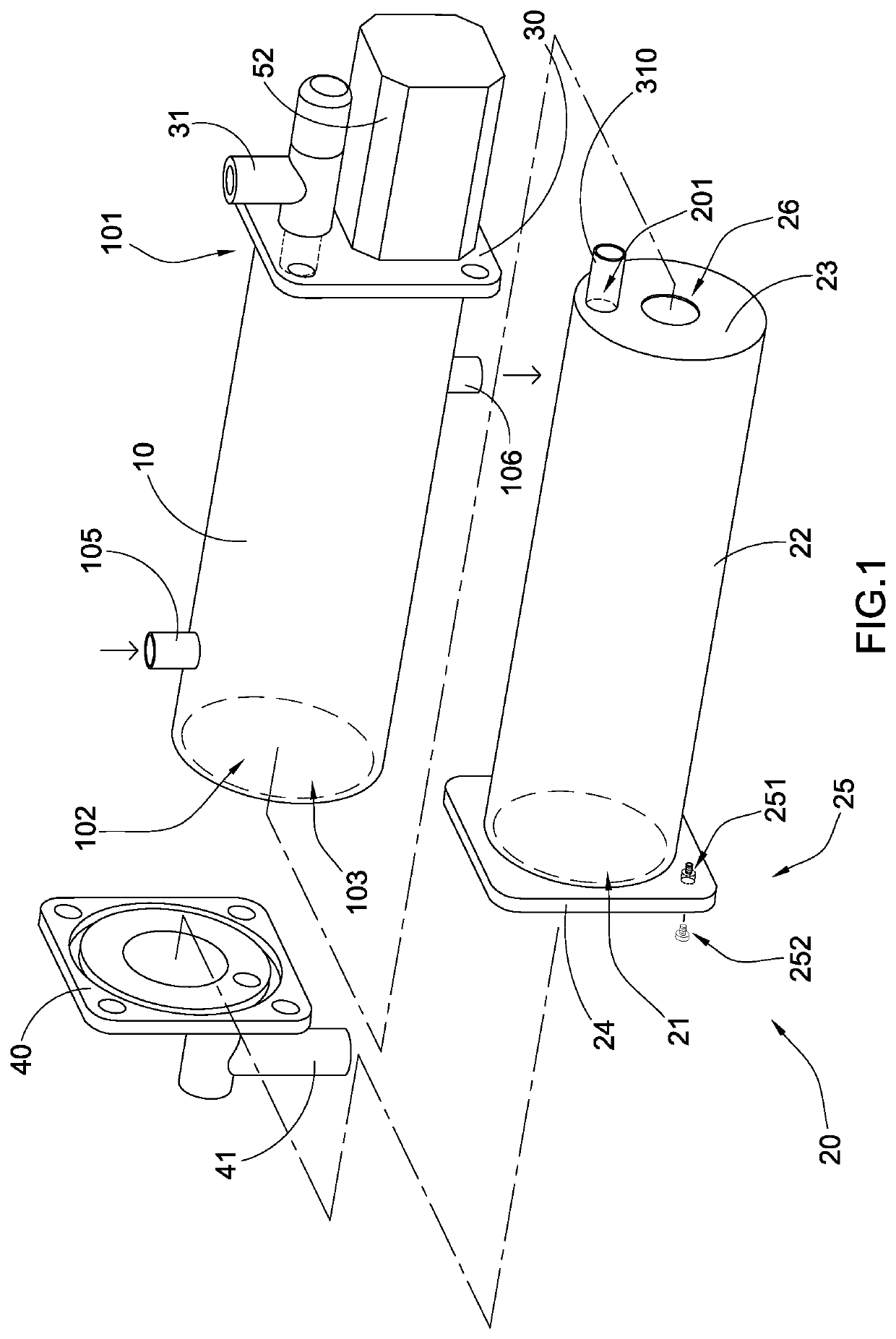 Replaceable freezer cylinder of yogurt or ice cream machine