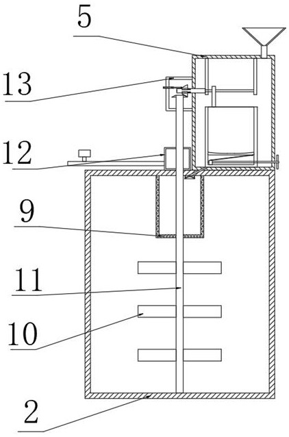 Automatic proportioning and dissolving kettle for aluminum hydroxide powder production