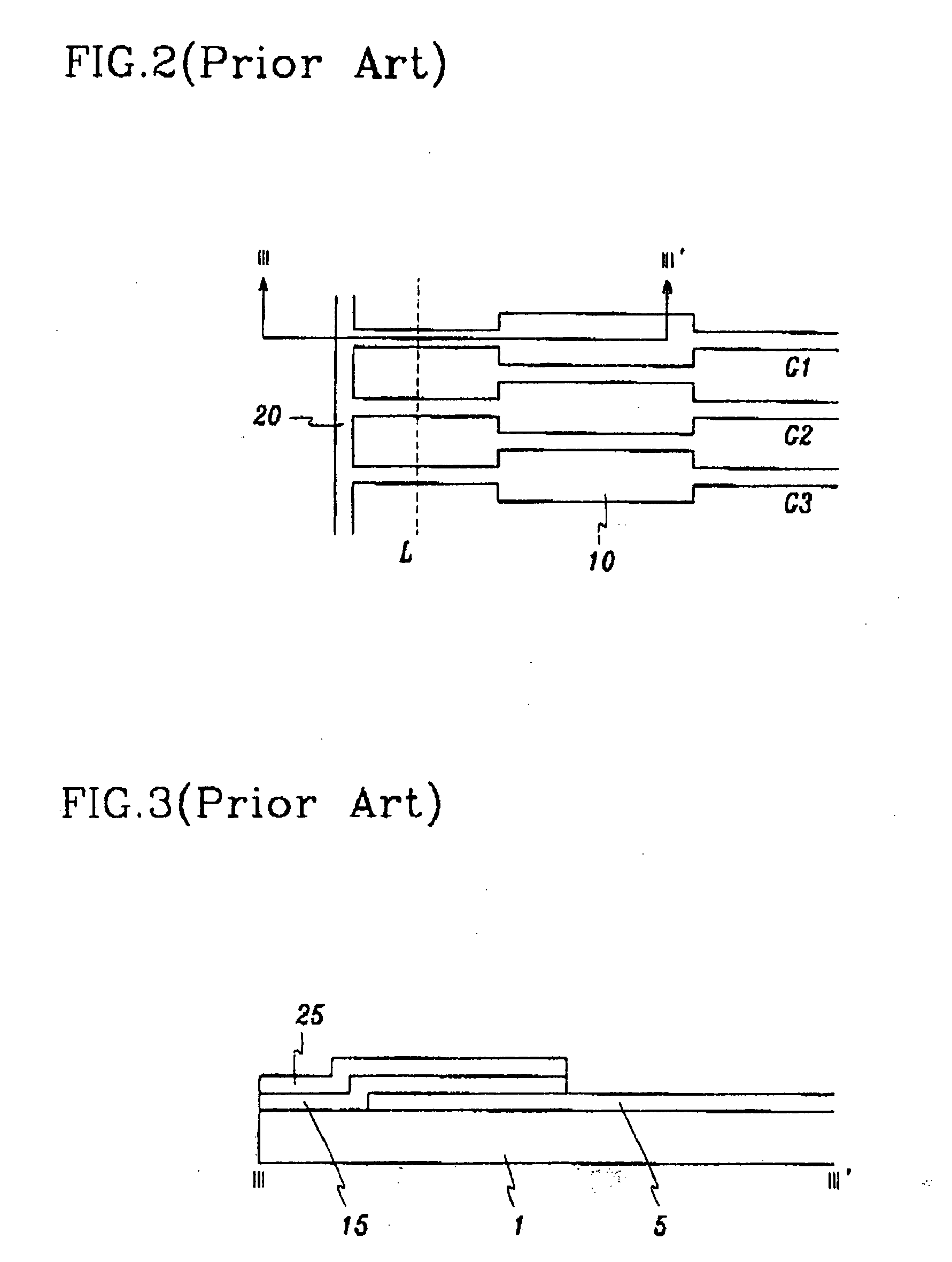 Multiple testing bars for testing liquid crystal display and method thereof