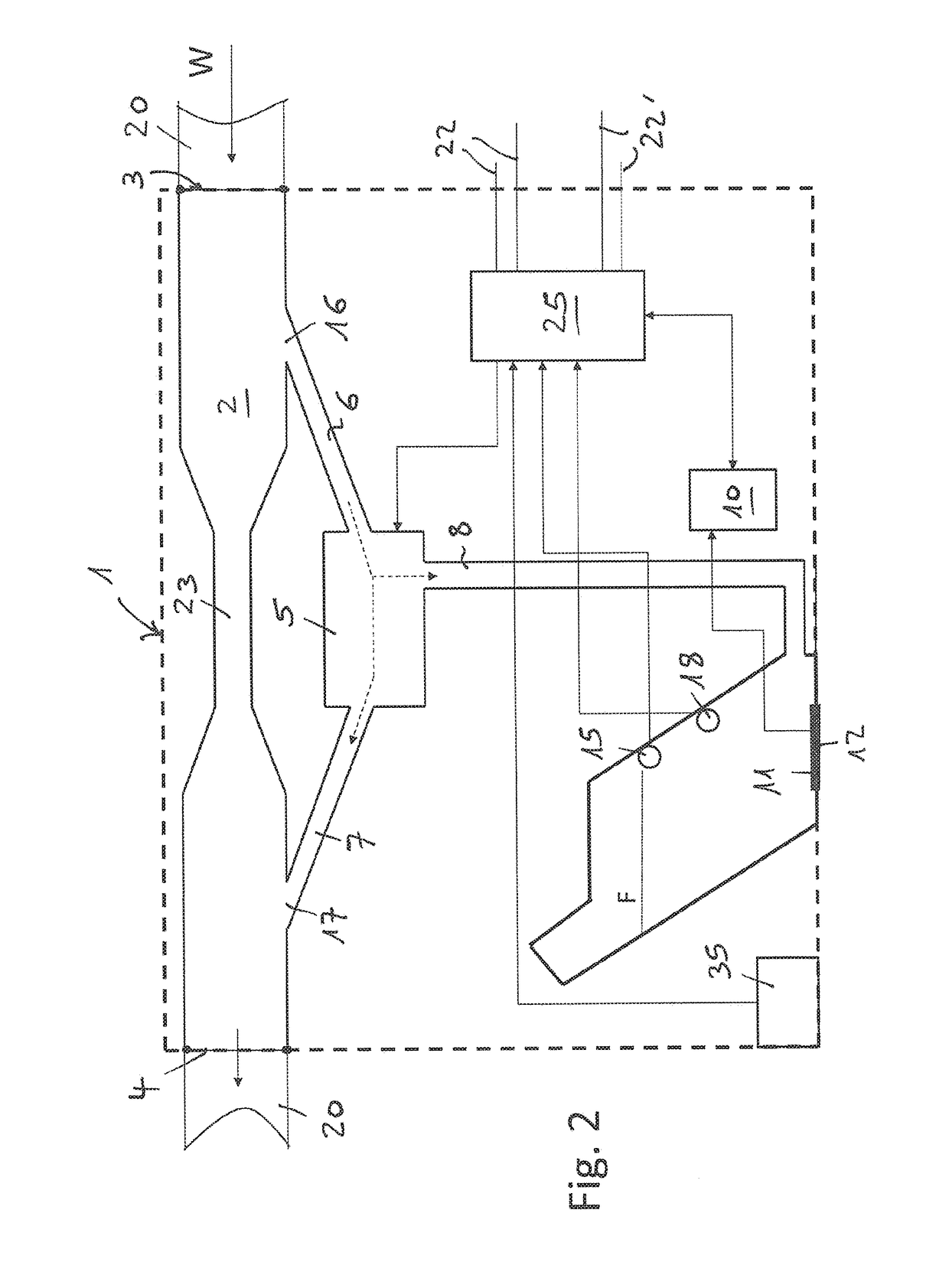 Device for producing water droplets for air humidification and a humidification system with such devices