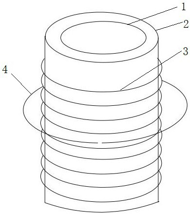 Implanted antenna based on electromyographic signal transmission