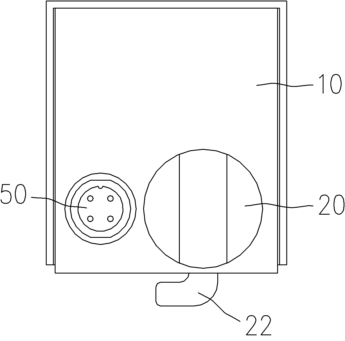 Safety lock with rotary bolt