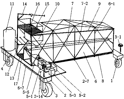 Integrated machine for farmland planting management