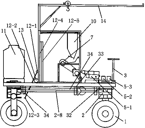 Integrated machine for farmland planting management