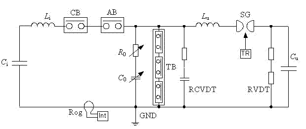 Dynamic voltage sharing device of multi-break vacuum circuit breaker and parameter selection method for dynamic voltage sharing device