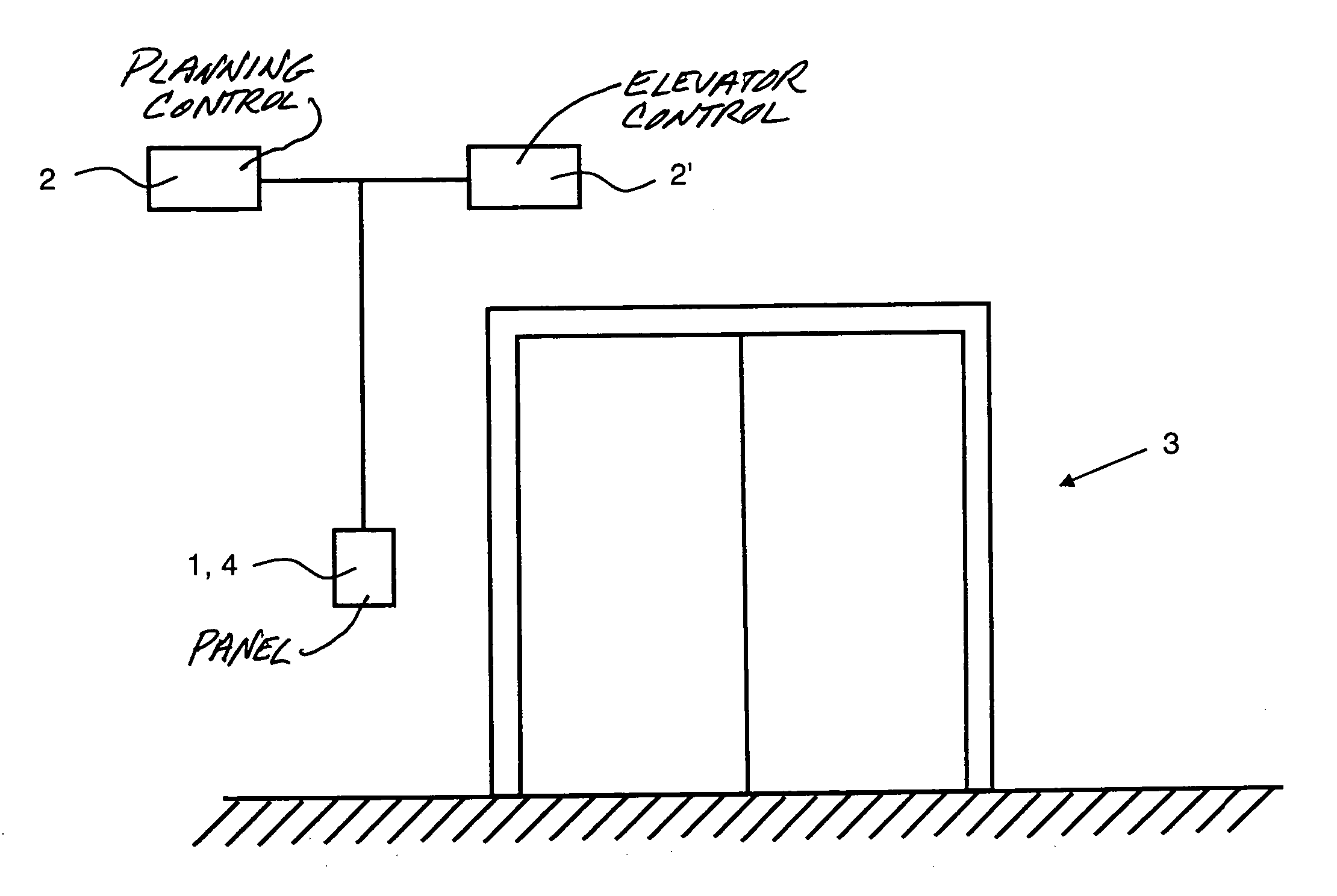 Device and method for informing passengers of an elevator installation