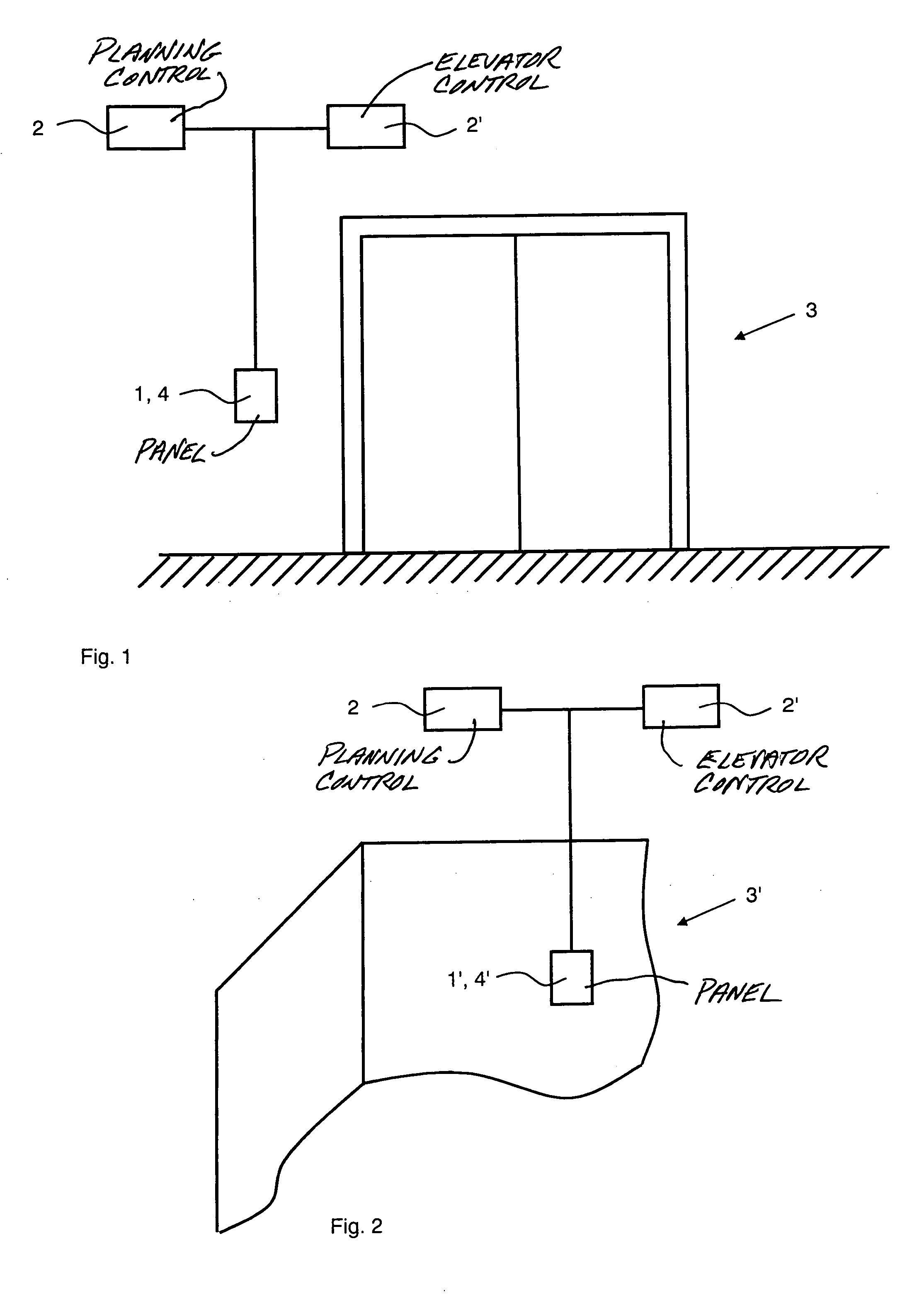 Device and method for informing passengers of an elevator installation