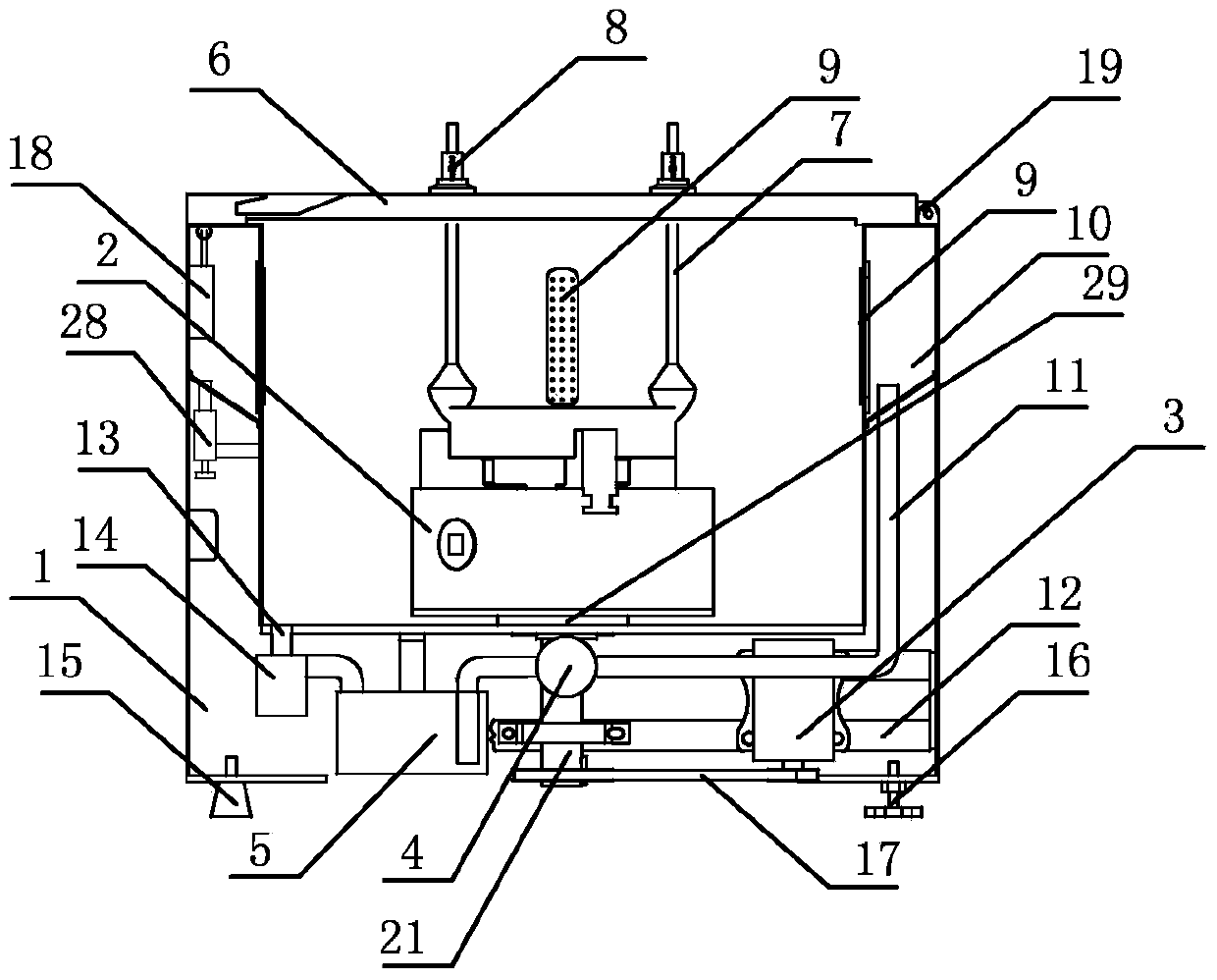 Cleaning machine for various types of bearings