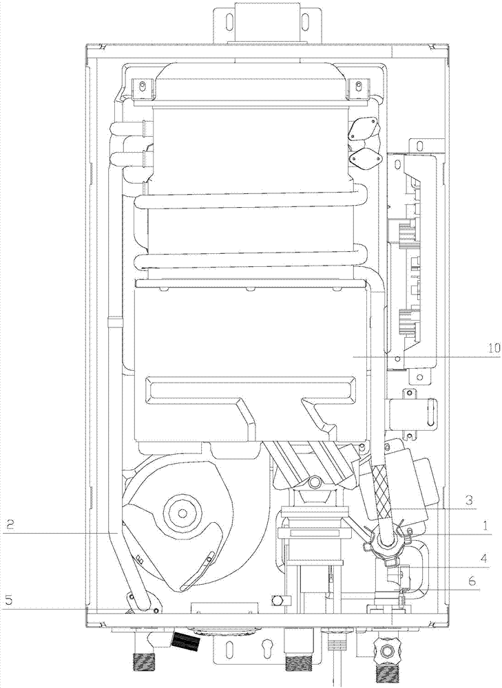 Control method of gas water heater and gas water heater