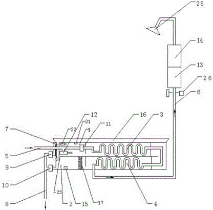 A water heater heat exchange system with flow rate detection and water full detection