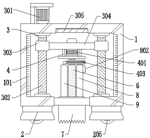 A rock and soil layer drilling equipment for geological survey