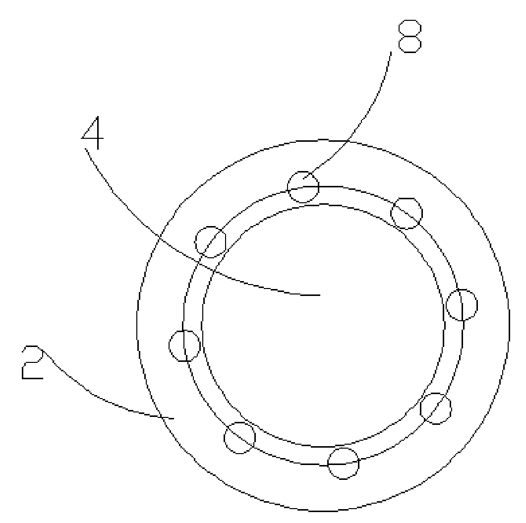 Multi-turning filament guiding piece of embroidery machine