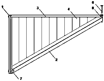 Combined type movable cofferdam for embankment danger elimination and reinforcement