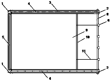 Combined type movable cofferdam for embankment danger elimination and reinforcement