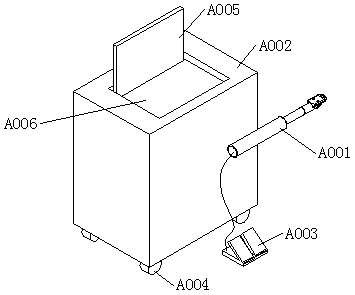 Novel gynecological dilatation and curettage device capable of preventing cross infection