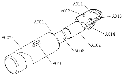 Novel gynecological dilatation and curettage device capable of preventing cross infection