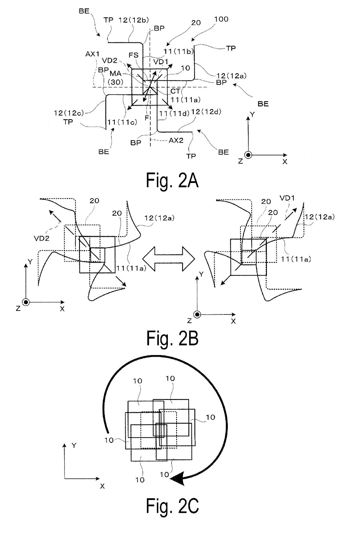 Actuator, optical device, and projector