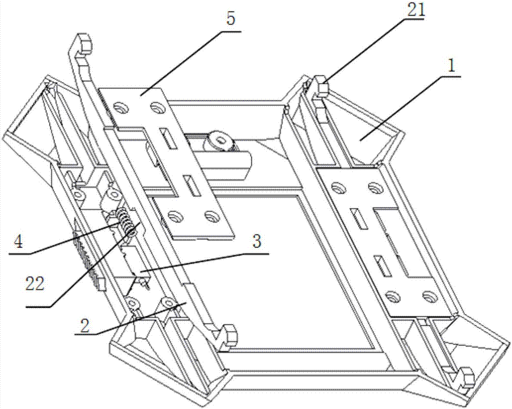 Accommodating box turnover structure and robot