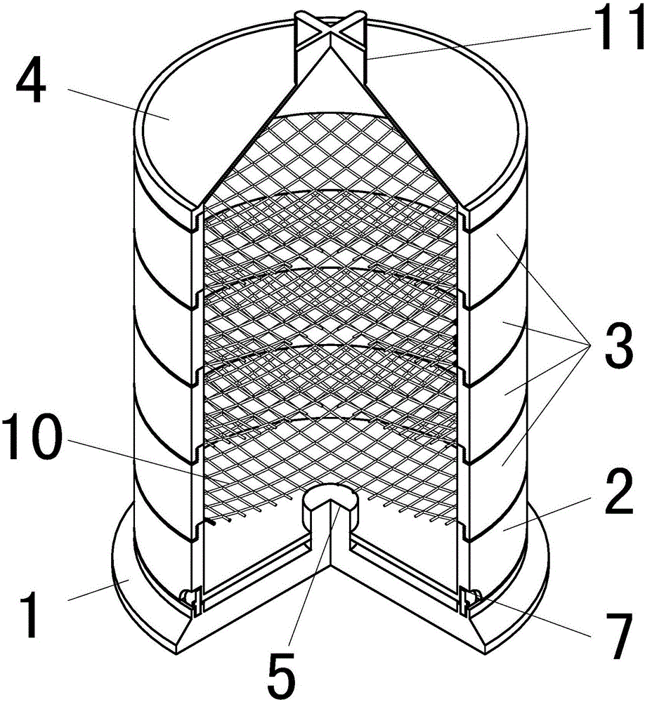 Rotary type dry sieving device of soil applied to laboratories and dry sieving method