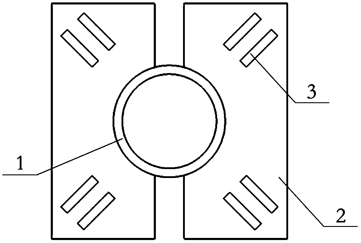 H-shaped finned tube with radially-formed slits on surface