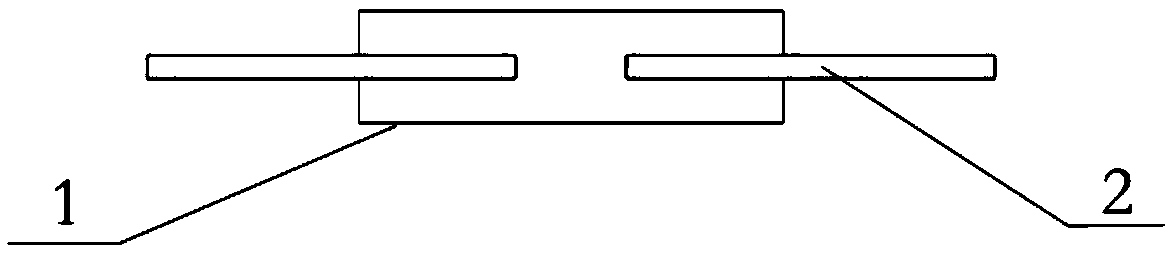 H-shaped finned tube with radially-formed slits on surface