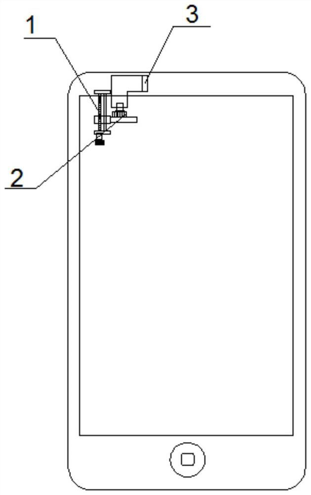 A mobile terminal with a lifting and rotating 3D acquisition device