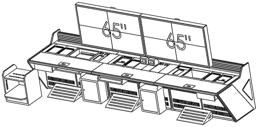 Railway station transportation room comprehensive control system