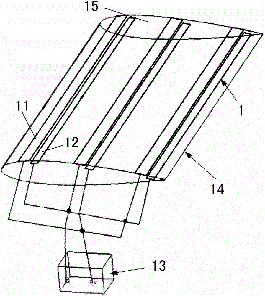 Plasma flow control method for suppressing flow separation of suction surface of wind turbine blade