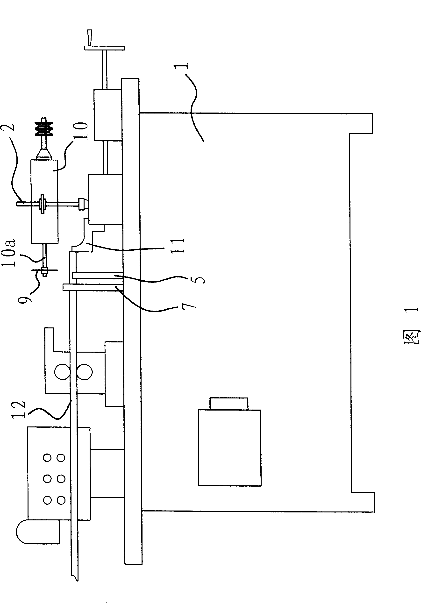 Cutting mechanism of rod material automatic cutting machine