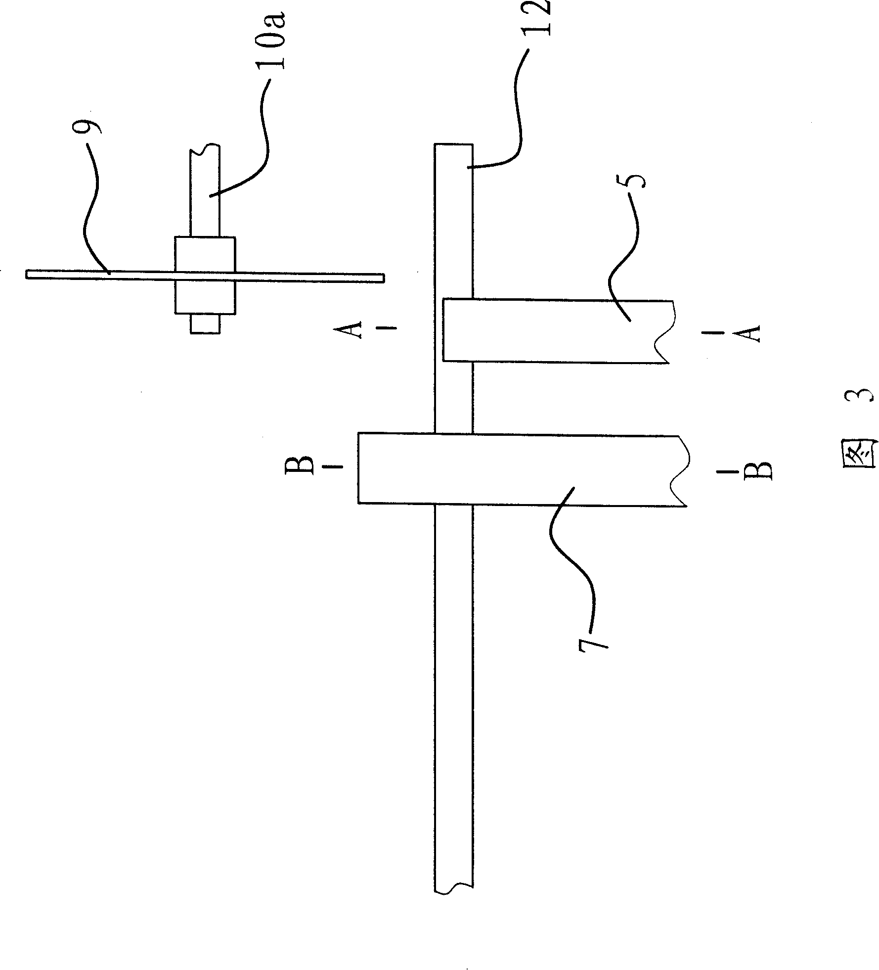 Cutting mechanism of rod material automatic cutting machine