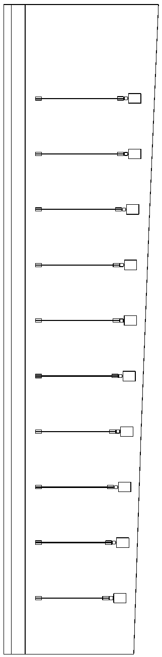 Bridge vertical prestress loss compensation method based on embedding and pasting of prestress batten in surface layer