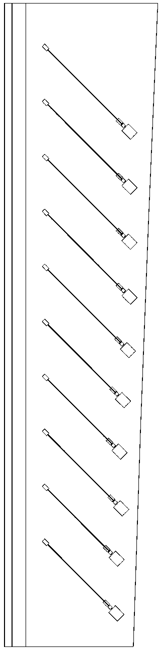 Bridge vertical prestress loss compensation method based on embedding and pasting of prestress batten in surface layer