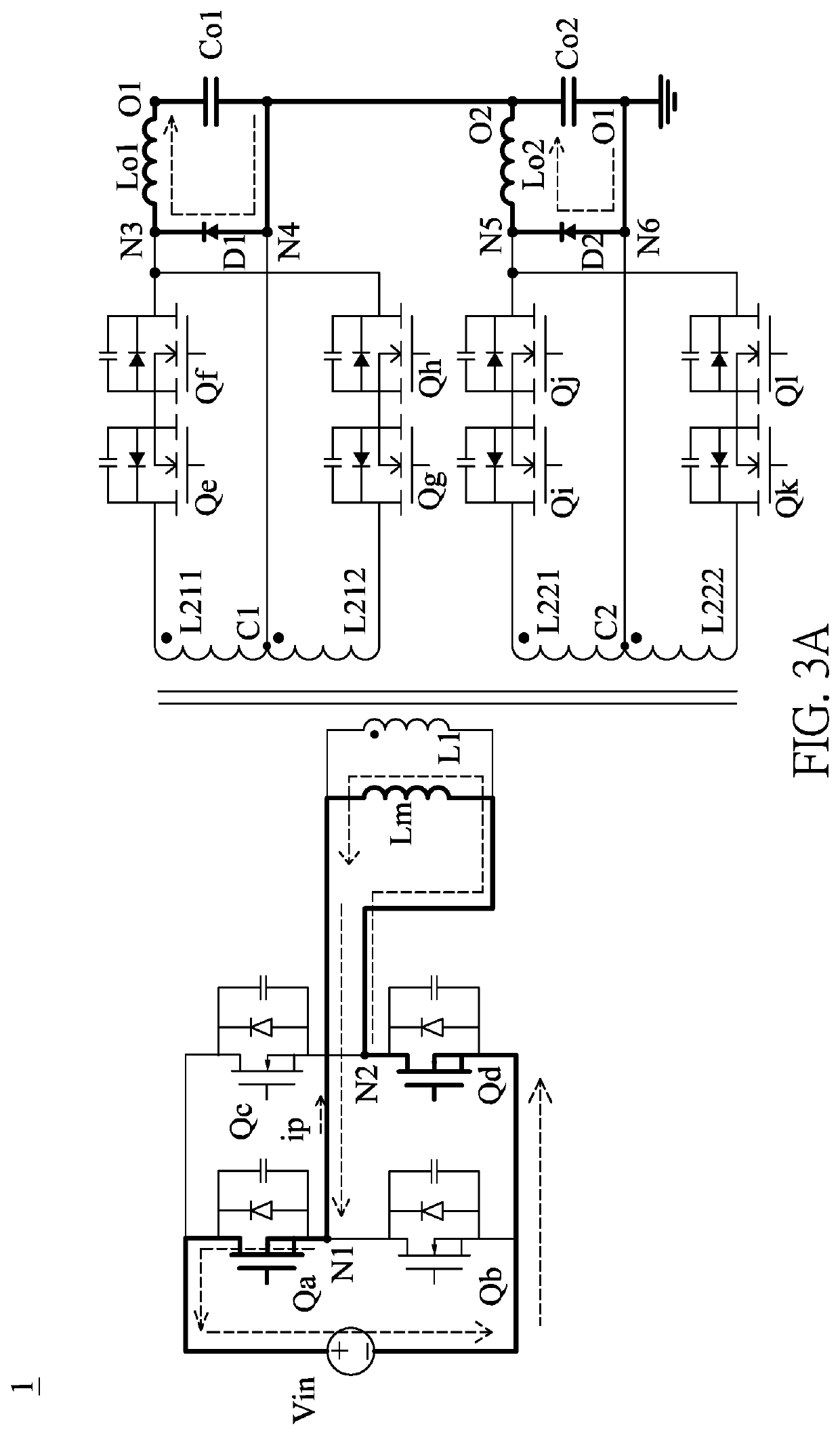 Full bridge converter having wide output voltage range