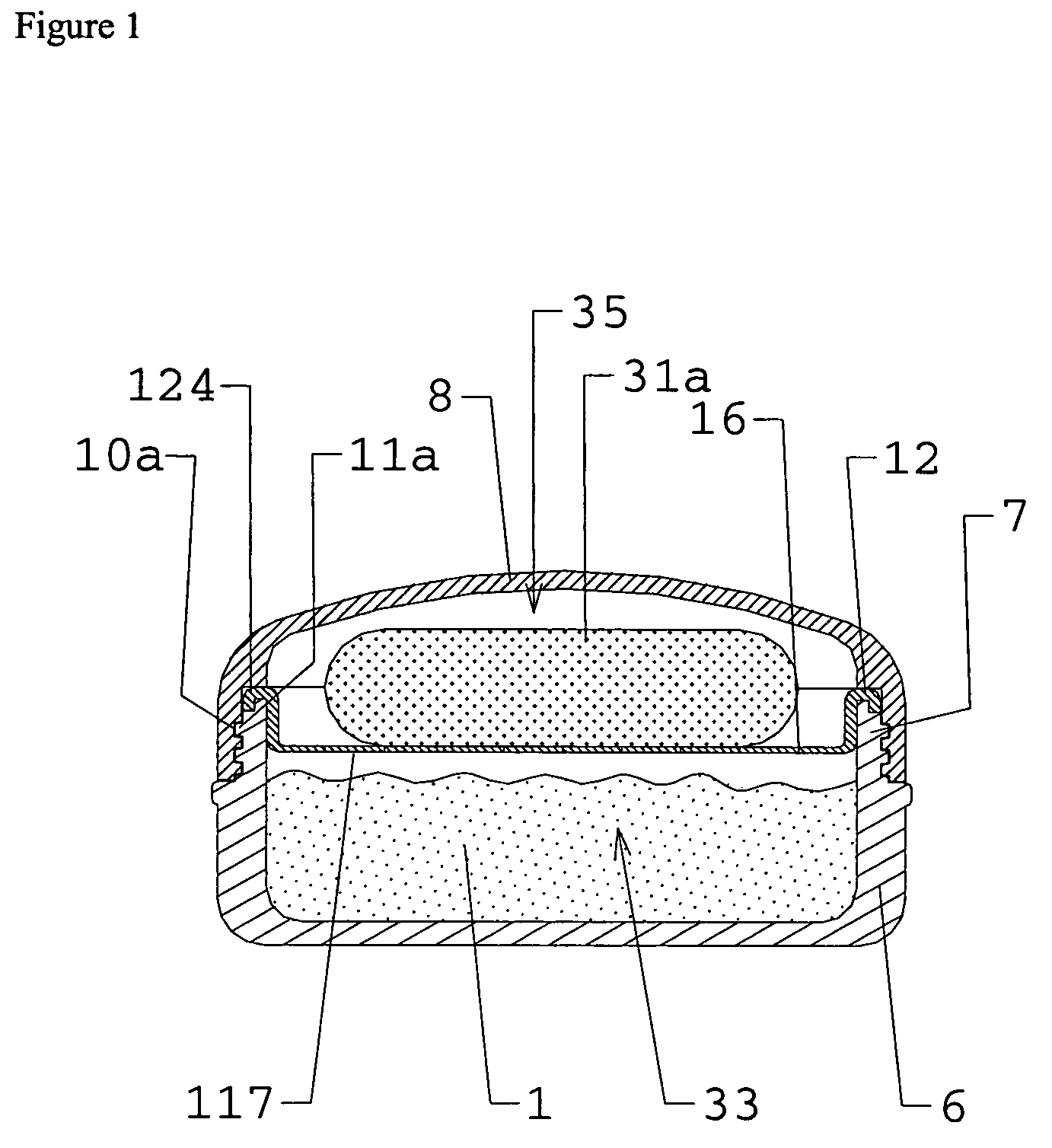 Container for make-up powder