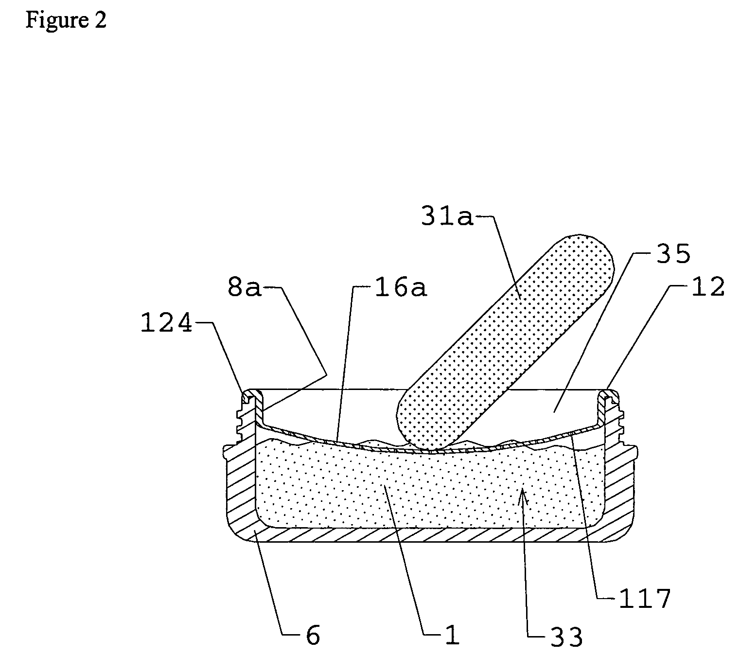 Container for make-up powder