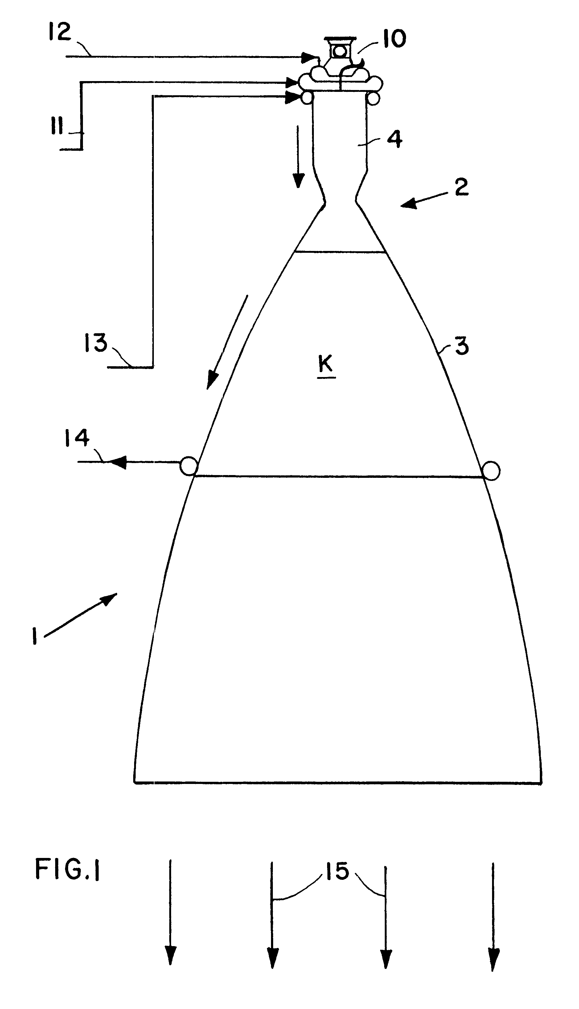 Coolable nozzle and method for producing such a nozzle for a rocket engine