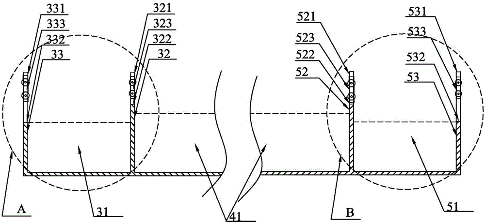 Rack plating production line and rack plating production process