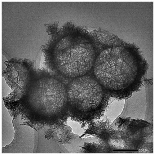 Hollow core-shell structure catalyst for catalytic oxidation of nitrogen oxide and preparation method of hollow core-shell structure catalyst