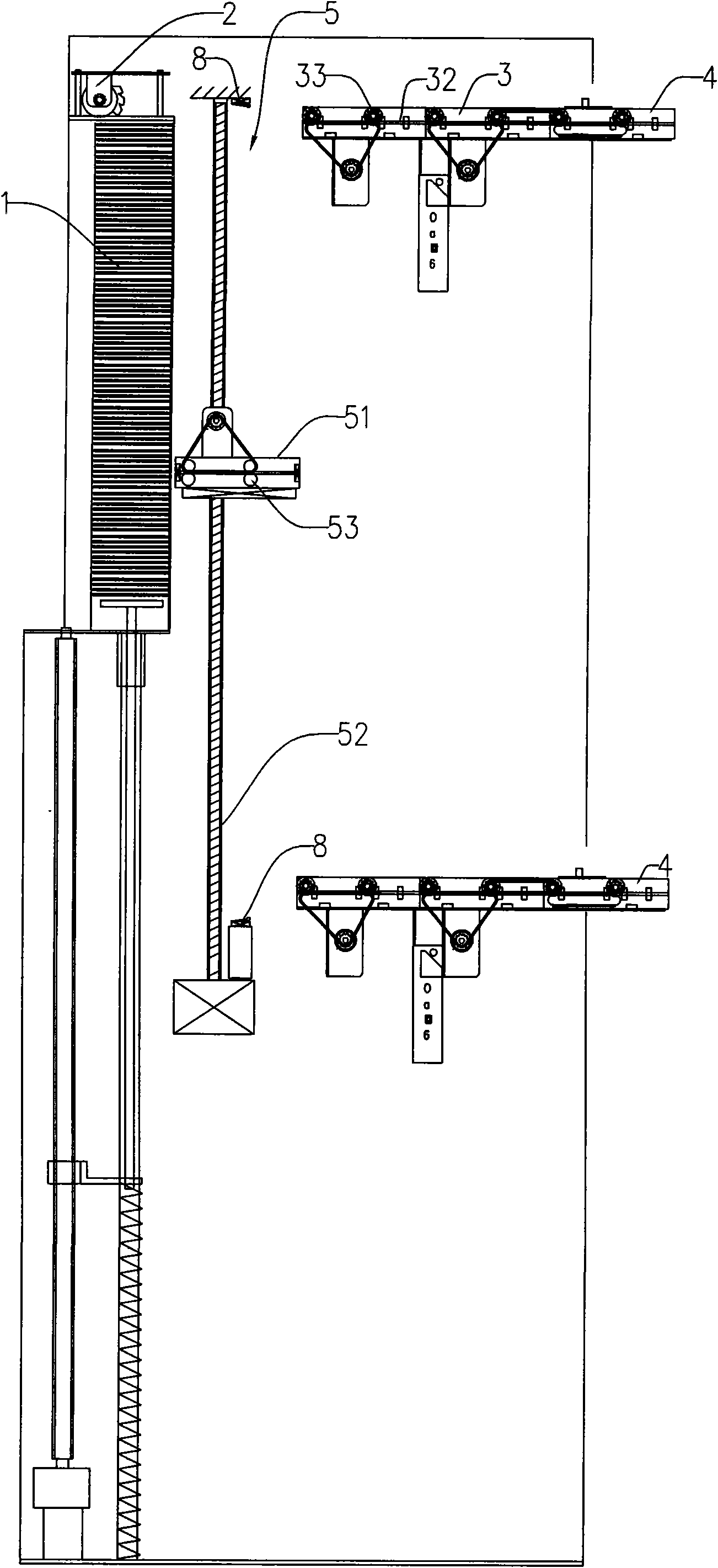 Automatic card sending machine