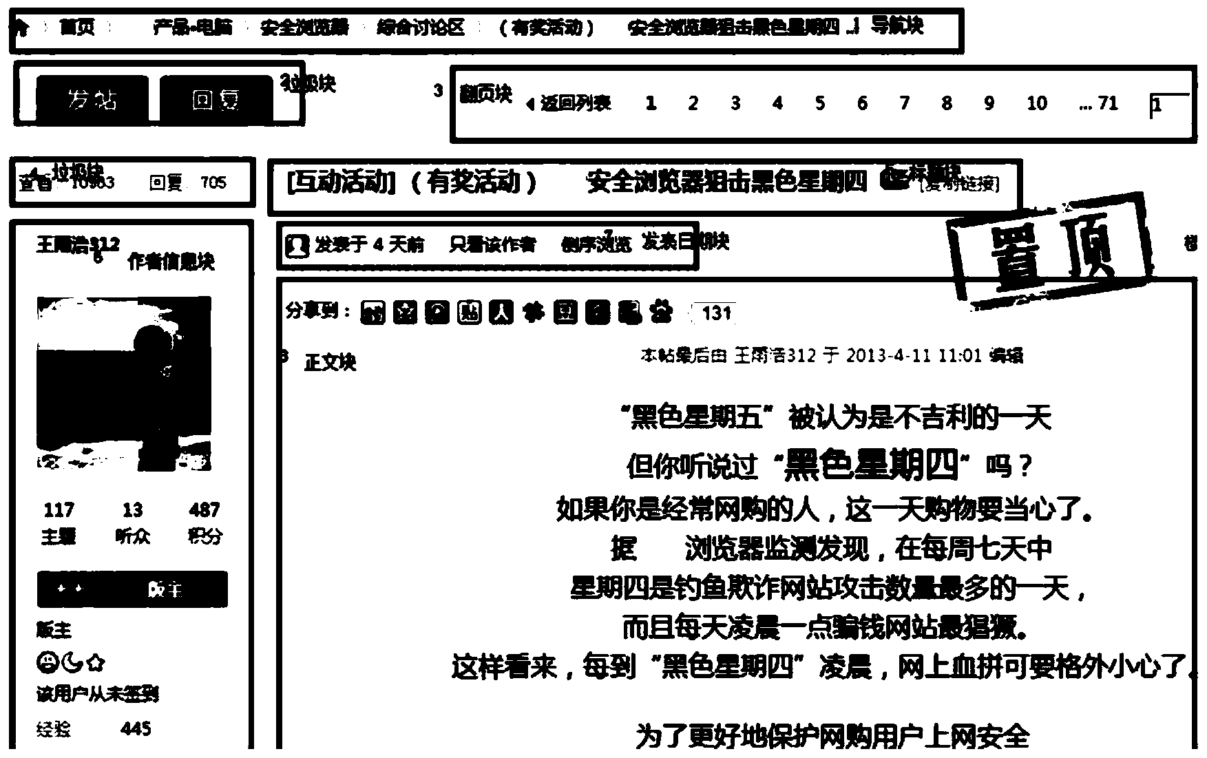 Method and device for pushing news information in browser